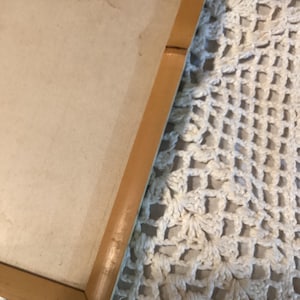 Vintage Japanese Bamboo picture frame from the 1940s 50 era 7” x 9”