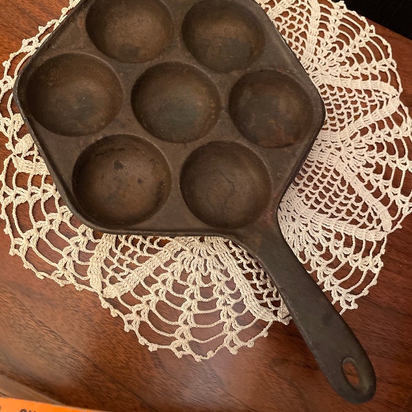 Cast Iron Pancake Pan Vintage Etsy