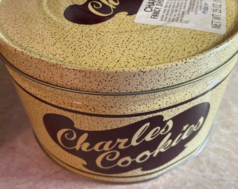 Vintage Charlie’s cookie tin