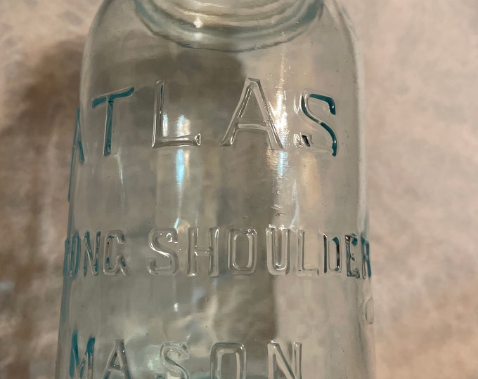 Blue Atlas Mason Strong Shoulder Jar - Etsy