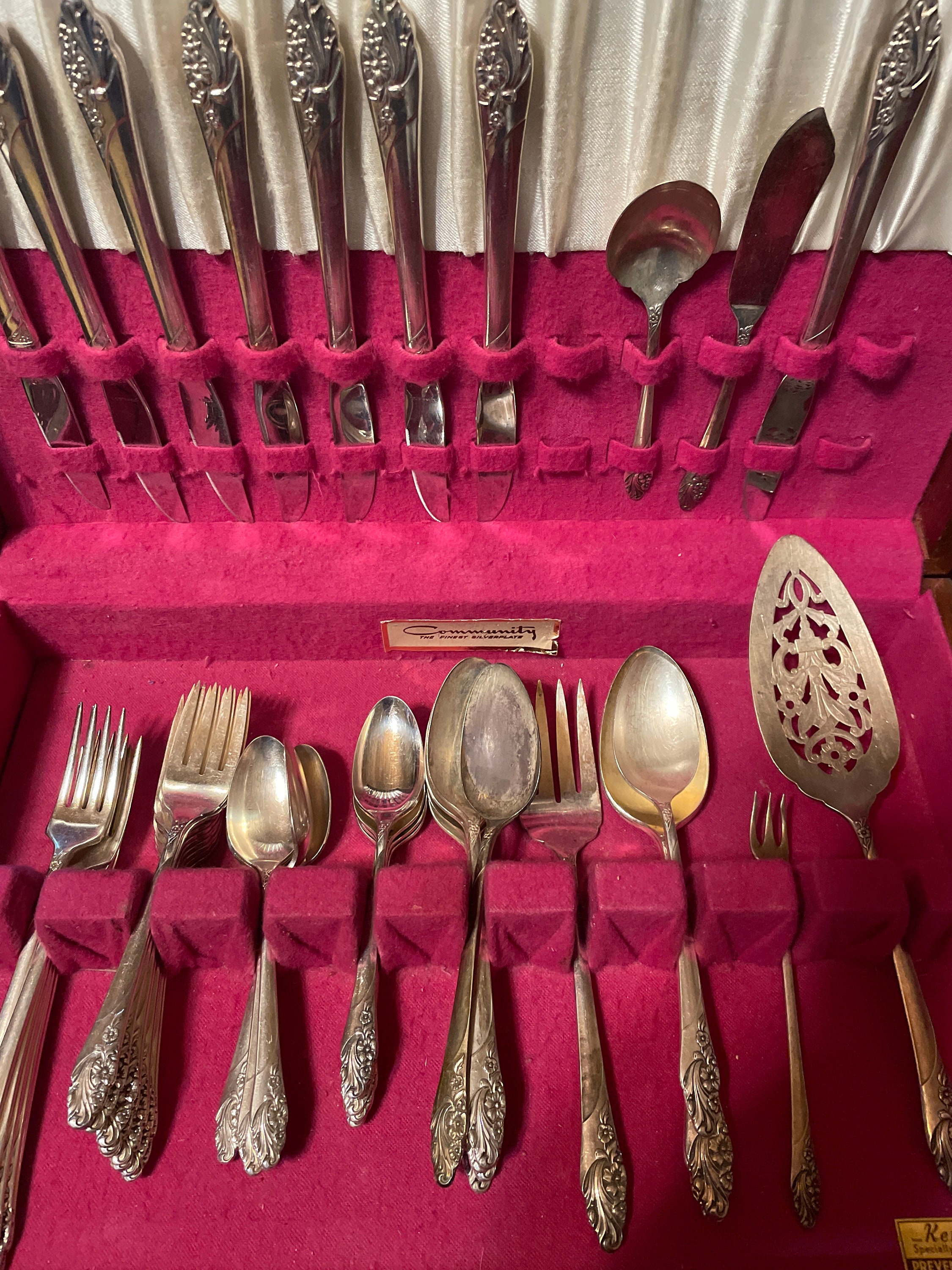 Vintage Evening, Star, Community Silverware in Original Box 8