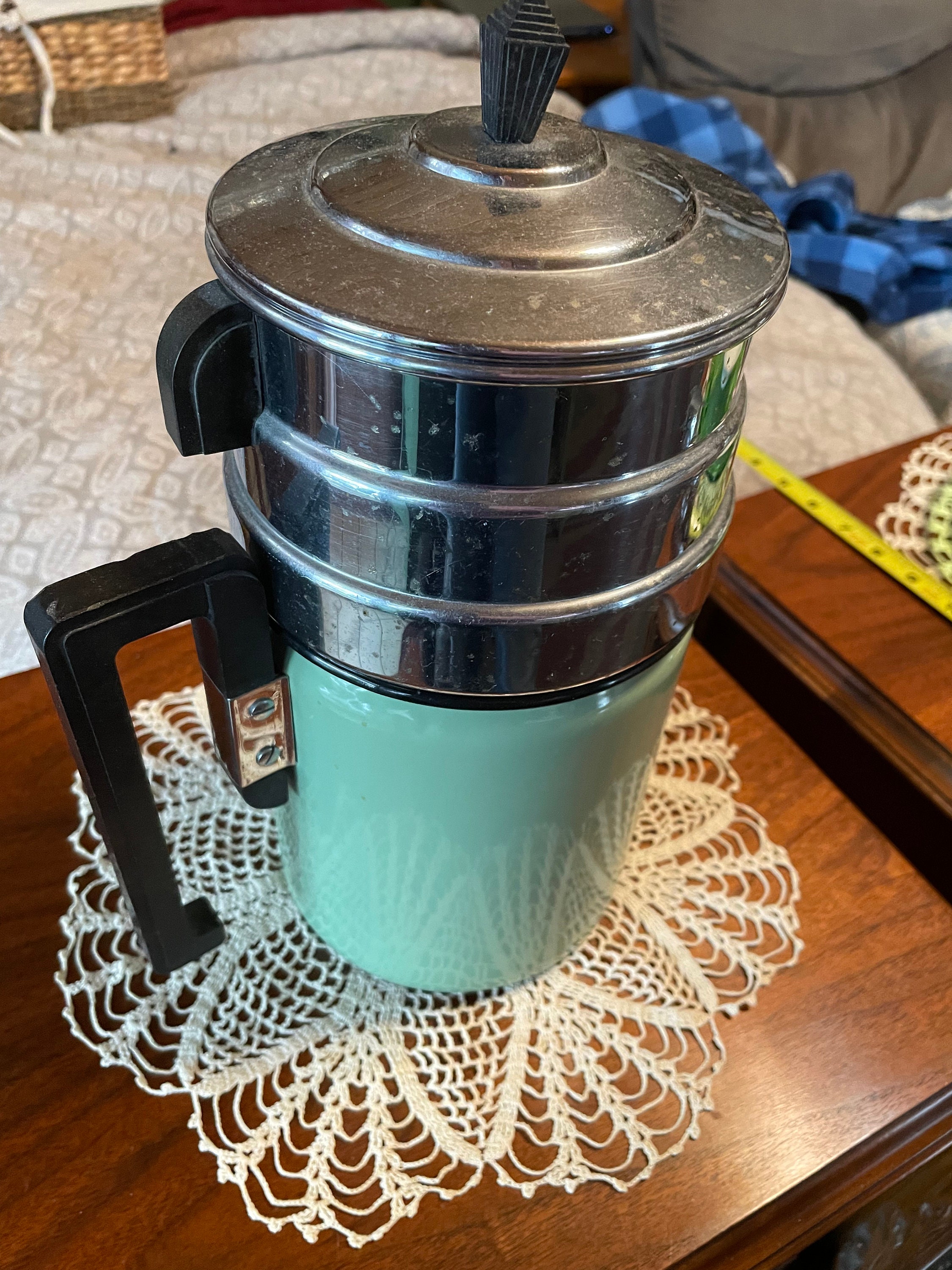 Classic Black Percolator Enamelware Camping Coffee Pot - 12 Cup – COLETTI  Coffee