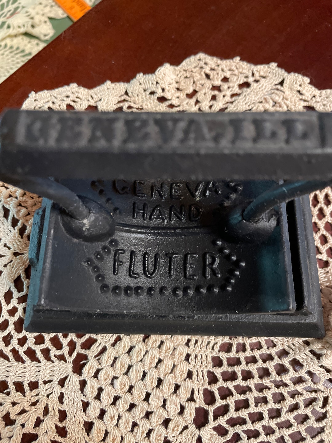aiai　HAND FLUTER 鋳鉄製 フリューター Antique Cast Iron FLUTER, Geneva, ILL 1866 - Etsy