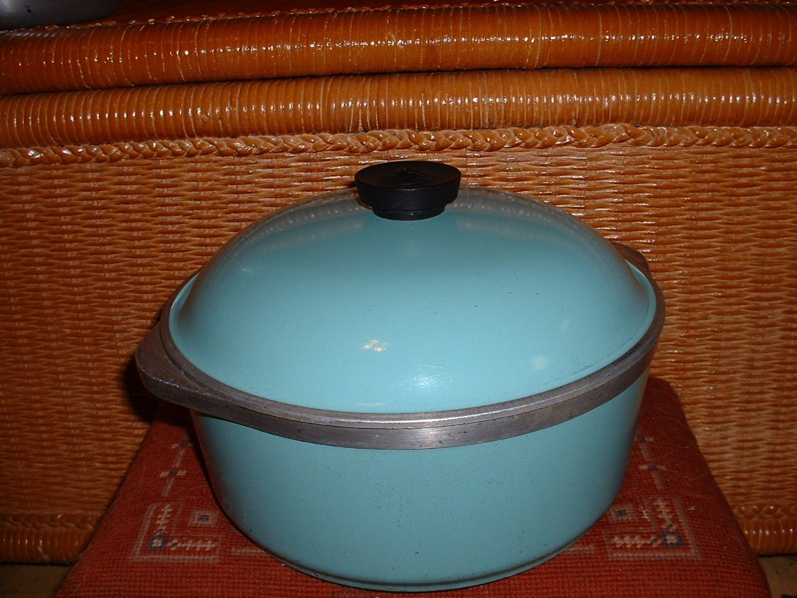 Vintage Club Aluminum Turquoise Cookware Set Six Pieces Dutch Etsy