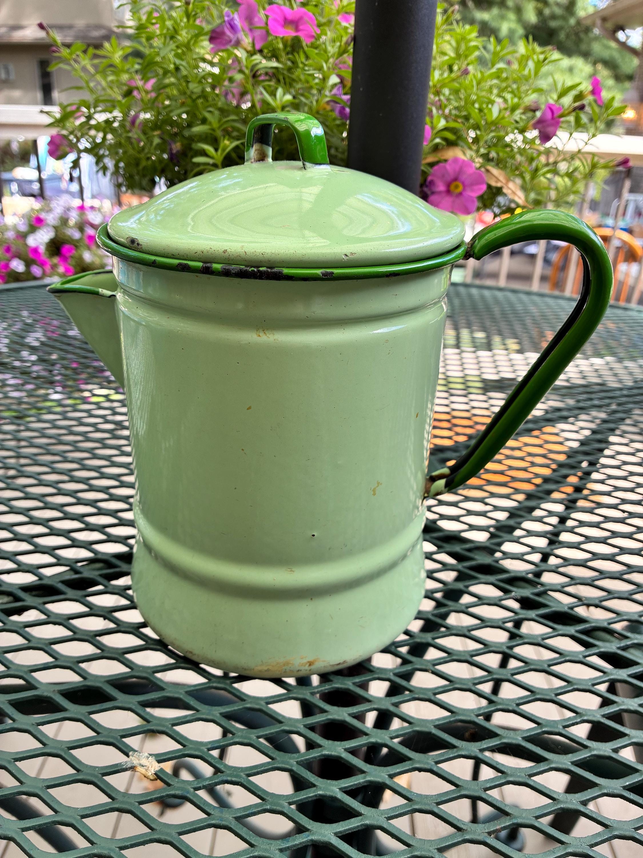 Vintage Green Coffee Maker - Etsy