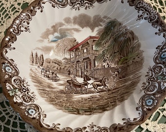 Heritage Hall, Johnson, Brothers, French provincial vegetable bowl, 8 inches