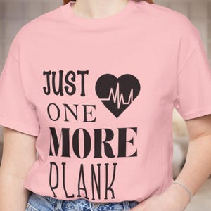 Funny Fitness Quote T-shirt, Plank Challenge Tee, Gift for Fitness lovers, Workout enthusiast Shirt, Gym humor T shirt, Fitness motivation