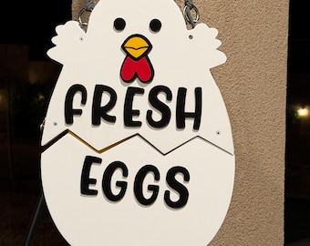 Fresh Eggs Sold Out Sign