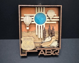 Handmade Albuquerque New Mexico Ornament