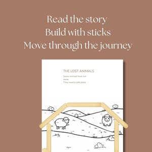 Popsicle Stick Building Activity – STEM Challenge, Creative Engineering Play (PDF Download)