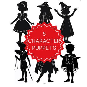 Printable Shadow Puppets for Kids. Create Your Own Shadow Puppet World.
