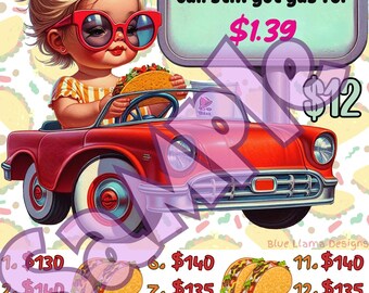 Cartela de bingo Got Gas com 15 linhas, Bingo, Cartela profissional, Cartelas de bingo temáticas, Entrada com preço único
