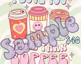 Coffee Love 15 line bingo board, Pro. board, Themed Bingo Boards, One price buy in