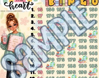 200 Teaching ier Bingo, 15 Line Bingo Board, Bingo, Pro. Bingo, Themed Bingo Boards, PYP Bingo, IER Bingo