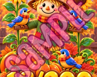Scarecrow Bingo 15 line bingo board, Pro. board, Themed Bingo Boards, One price buy in