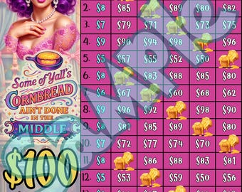 100 Cornbread Bingo, 15 Line Bingo Board, Bingo, Pro. Bingo, Bingo Board, PYP Bingo, IER Bingo