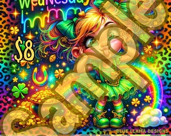 Wacky Wednesday 15 line bingo board, Bingo, Pro. board, Themed Bingo Boards, One price buy in