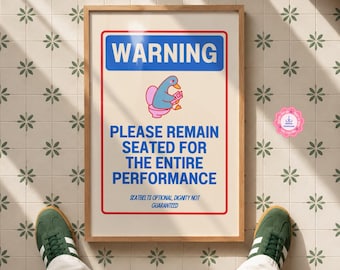 Funny Bathroom Sign Guest Bathroom Decor Bathroom Humor Print Powder Room Wall Art Printable