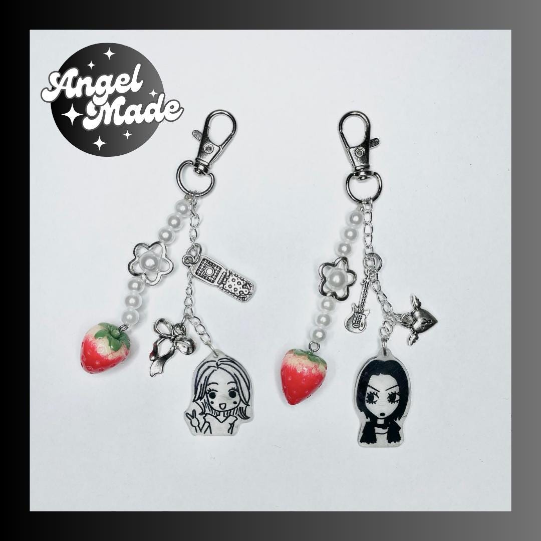 Nana Matching Anime Keychain with Resin / Phone Charm