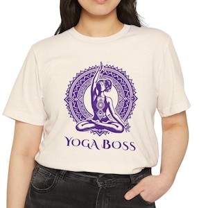 Yoga Boss Organic Cotton T-Shirt: Eco-Friendly Meditation Apparel
