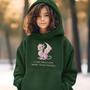 Kids Dragon Hoodie: Empathic Children&#39;s Sweatshirt