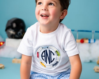 Little Cars Monogrammed Shirt or Set