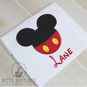 Favorite Mouse Applique Shirt