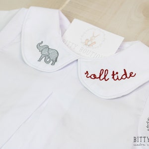 Little Elephant Peter Pan Top or Set