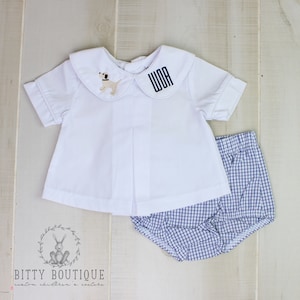 Little Puppy Peter Pan Top or Set