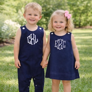 Boys Monogrammed Corduroy Longall