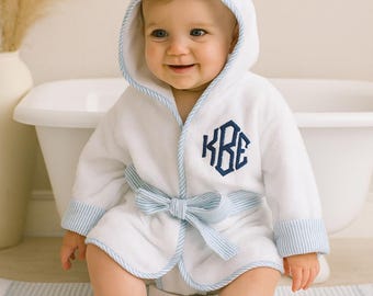 Infant Monogrammed CoverUp - Blue