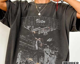 Victor Wembanyama Basketball Shirt, San Antonio Basketball Tee, Lustiges Basketball Geschenk Unisex