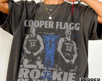 Cooper Flagge Rookie Of The Year Vintage Komfort Farben Shirt