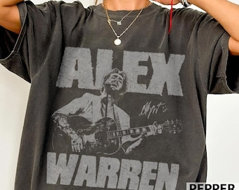 Alex Warren Music 2026 Vintage Comfort Farben Hemd