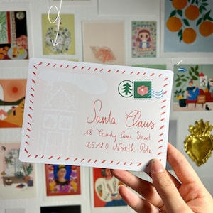 Carte lettre au Père Noël