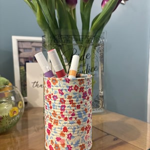 Handmade pen pot