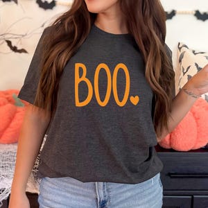 Boo Tshirt, Halloween Shirt for Girl, Halloween Gifts for Women, Kids Halloween T-shirt, Scary Halloween Party Outfit, Halloween Boo Shirt