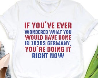 Political Activism Shirt, If You Have Ever Wondered Shirt, Anti-Trump Tee Shirt, Anti Fascism Shirt, Human Rights Shirt, Political Shirt