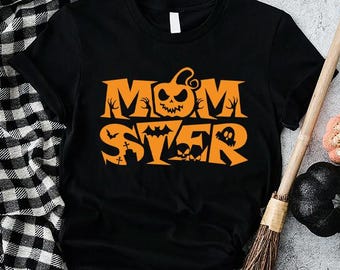 Halloween Mom Shirt, Momster Tshirt, Halloween Gift, Mother Halloween Tee, Spooky Mom Tshirt, Pumpkin Mom Shirt, Womens Halloween Present