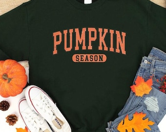 Retro Fall Autumn Sweatshirt, Pumpkin Season Sweatshirt, Thanksgiving Gift, Halloween Sweatshirts For Women, Fall Gifts, Autumn Sweatshirt
