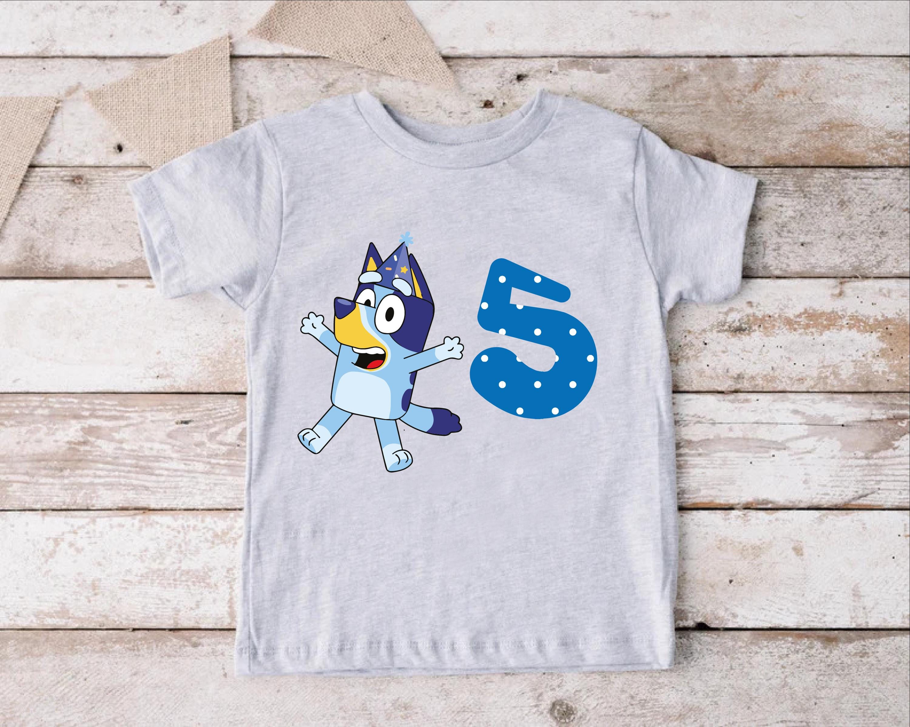 Custom Blue Dog Age Shirt
