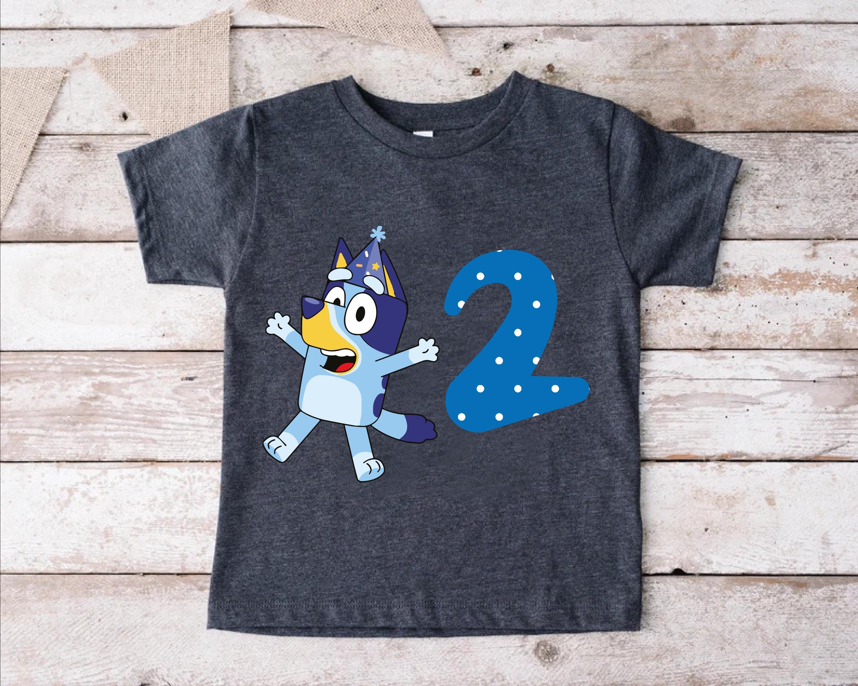 Custom Blue Dog Age Shirt