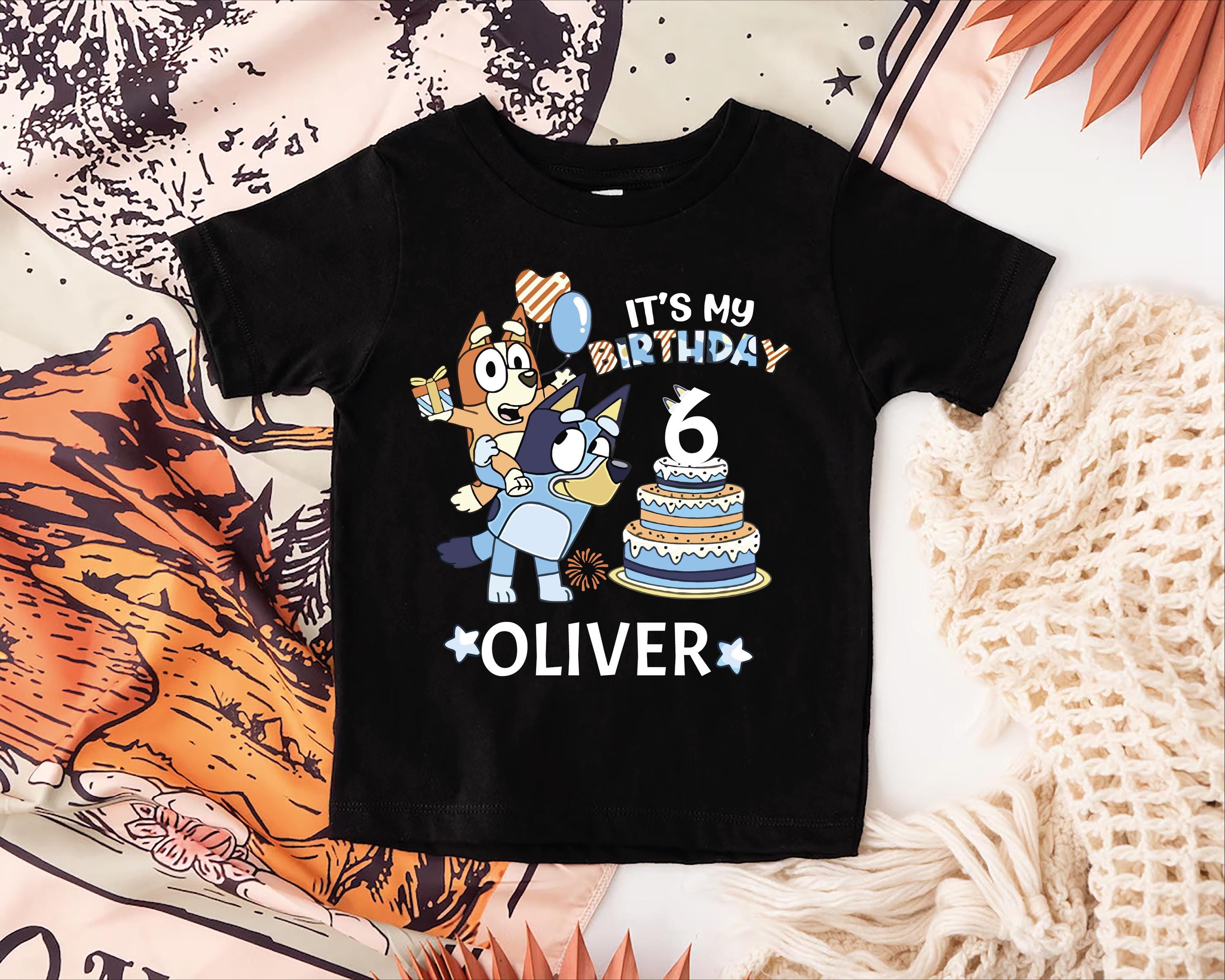 Bluey 6th Birthday Shirt