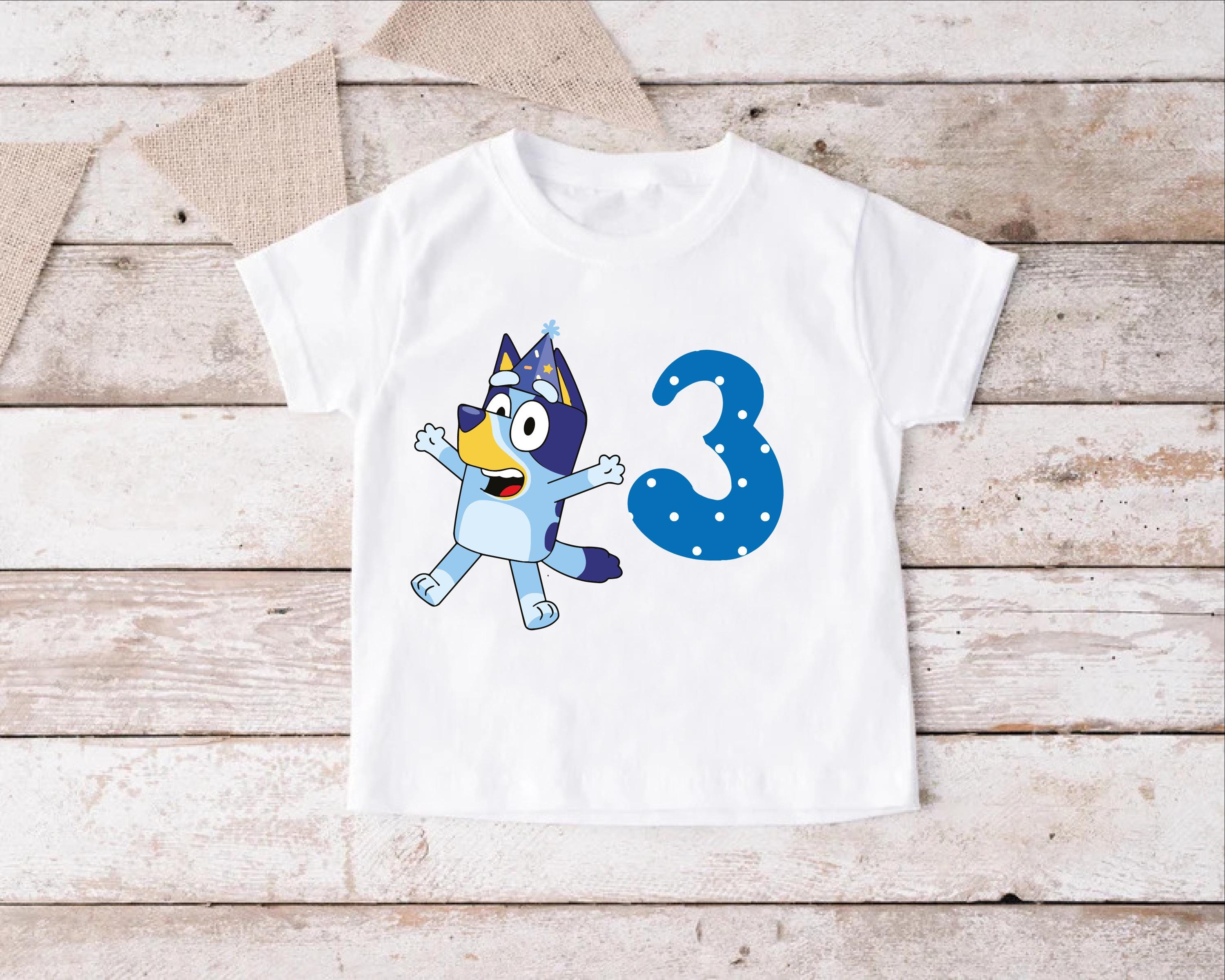 Custom Blue Dog Age Shirt