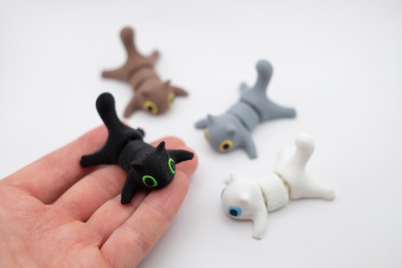 Flexi Cat Desk Fidget Toy: Adorable Cat Lover Gift image 2