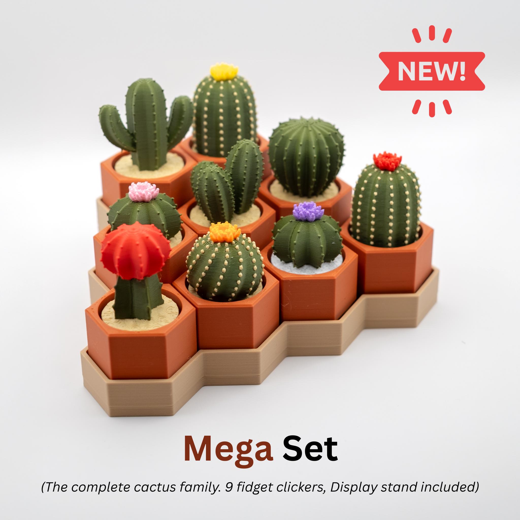 Fidget Cactus Clicker | Mini Clickable Cactus | Stress Relief Desk  Companion | Gift for Plant Lovers - Etsy