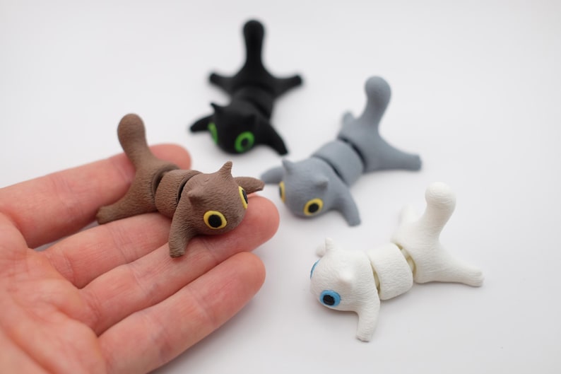 Flexi Cat Desk Fidget Toy: Adorable Cat Lover Gift image 4