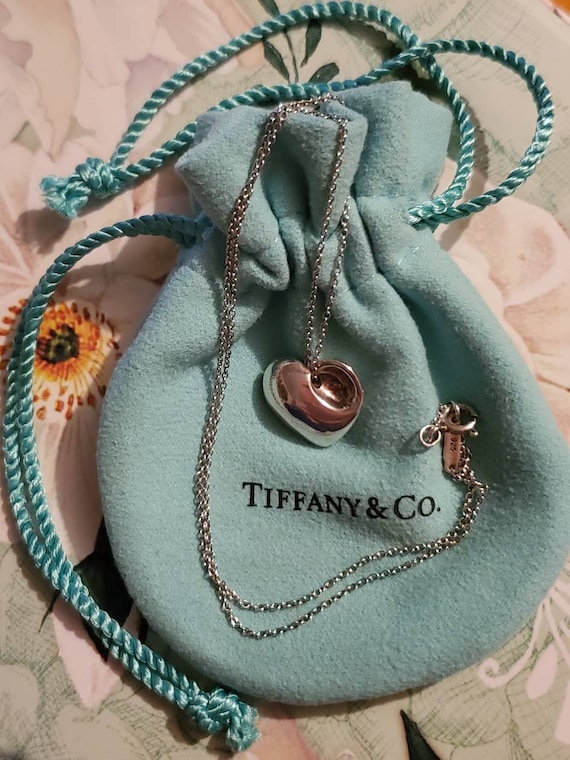 Tiffany Elsa Peretti Heart Necklace