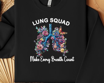 Lung Squad Sweatshirt, Lung Squad Shirt, Gift For Respiratory Therapist, Respiratory Sweater, Pulmonologist Hoodie, Pulmonary Nurse Shirt