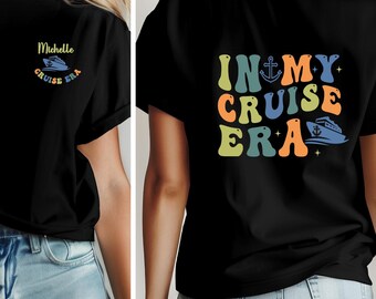 In My Cruise Era Shirt, Travel Shirt Gift, Trip Lover V Neck Shirt, Cruise Lover Shirt Gift, Family Cruise T-Shirt, Girls Trip Shirt